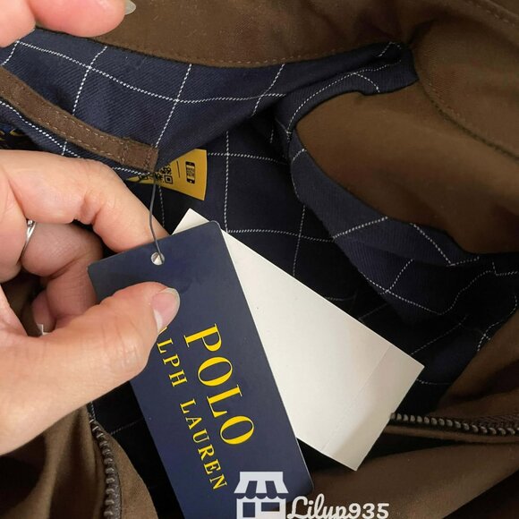 NWT Polo Ralph Lauren Men Classic Harrington Jacket – Brown - Picture 6 of 7